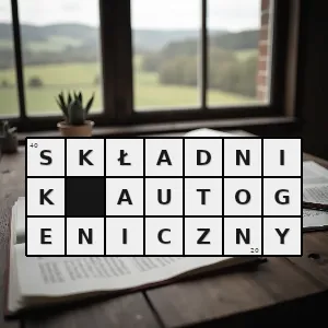 Hasło krzyżówkowe w geologii substancja która powstała w procesie tworzenia się skał i stanowi składową skał - składnik autogeniczny – rozwiązanie, synonimy, podpowiedzi i definicje krzyżówkowe